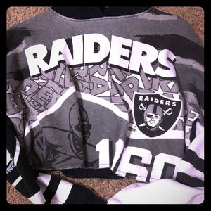 Raiders Hoodie Crop